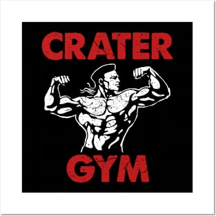 crater gym Posters and Art